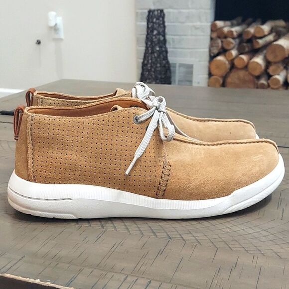 Clarks Driftway Seam Dark Sand Suede Chukka Boot Sz 10.5M main image 7
